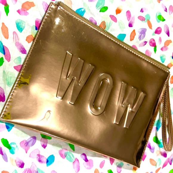 Stella & Dot Rose Gold WOW! Clutch/ Wristlet - Picture 5 of 5